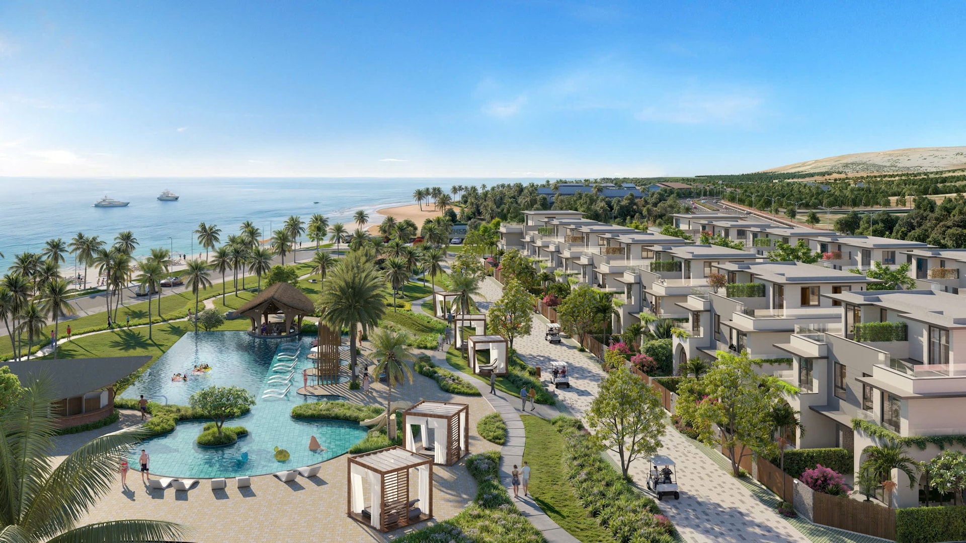 Tổng thể dự án Khu du lịch Biển Quê Hương